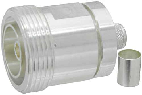 7/16 DIN メス コネクタ、圧着/はんだ接続、PE-C600、LMR-600