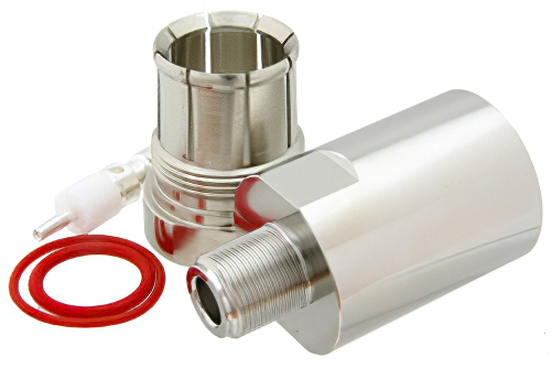 N メス コネクタ、クランプ/はんだ接続、7/8インチらせん状