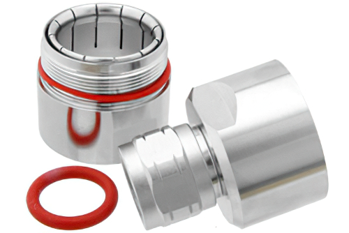 N オス コネクタ、クランプ/はんだ接続、7/8インチ環状