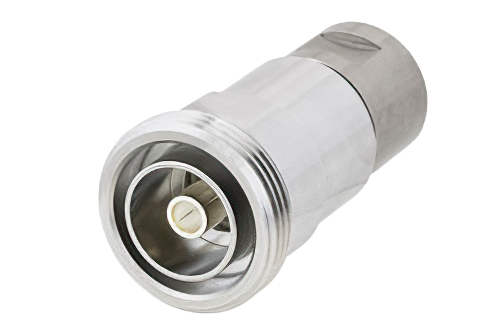 7/16 DIN メス コネクタ、クランプ/はんだ接続、1/2インチ環状、1/2インチフレキ、PE-1/2FAC