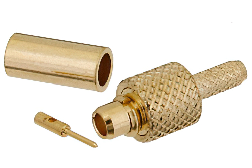 MMCX プラグ コネクタ、圧着/はんだ接続、RG178、RG196、イージーグリップ