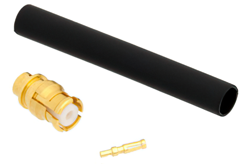 SMP メス コネクタ、はんだ接続、RG178、RG196