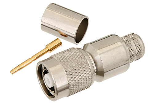 逆極性 TNC オス コネクタ、圧着/はんだ接続、PE-C400、PE-B400、PE-B405、LMR-400、LMR-400-DB、LMR-400-UF、.400インチ