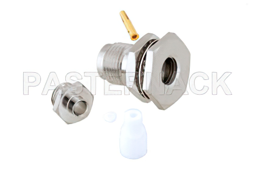 TNC メス バルクヘッドマウントコネクタ、はんだ接続、PE-SR402AL、PE-SR402FL、PE-SR402FLJ、PE-SR402TN、RG402