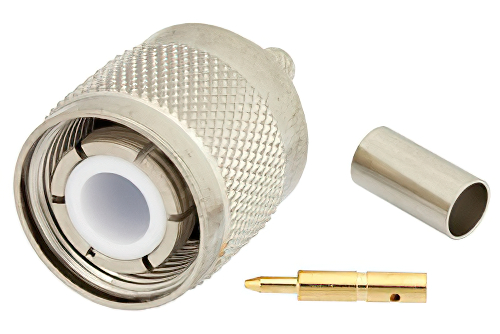 HN オス コネクタ、圧着/はんだ接続、RG55、RG142、RG223、RG400、RG141