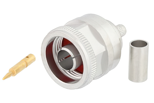 N オス コネクタ、圧着/はんだ接続、RG223、RG142、RG400、RG55