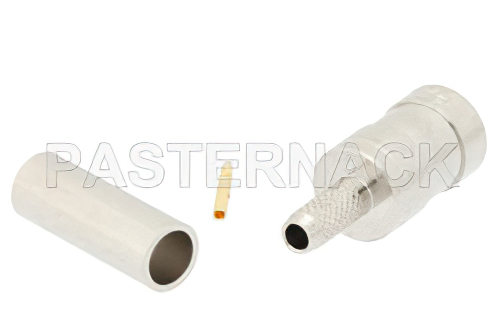 SMB プラグ コネクタ、圧着/はんだ接続、RG316-DS、RG188-DS