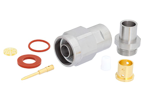 N オス プレシジョンコネクタ、クランプ/はんだ接続、PE-P300LL