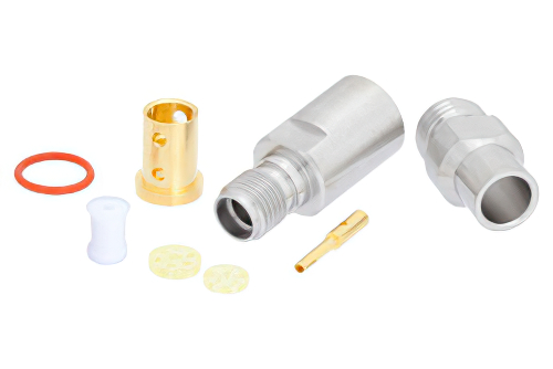 SMA メス プレシジョンコネクタ、クランプ/はんだ接続、PE-P142LL