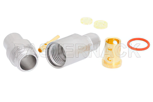 SMA メス プレシジョンコネクタ、クランプ/はんだ接続、PE-P142LL