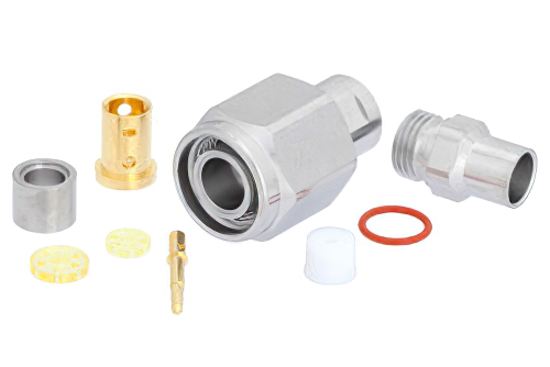 TNC オス プレシジョンコネクタ、クランプ/はんだ接続、PE-P142LL