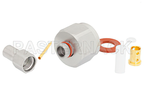 N オス プレシジョンコネクタ、クランプ/はんだ接続、PE-P142LL