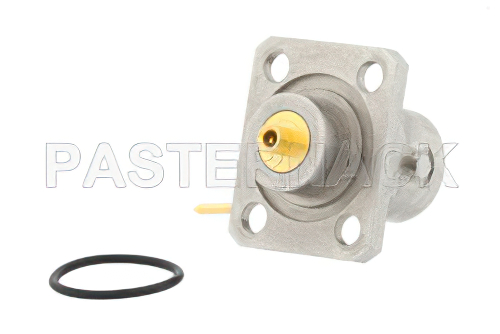 BNC メス コネクタ、はんだ接続、4ホールパネルマウント、PE-047SR、PE-SR047FL、PE-SR047AL、IP68準拠