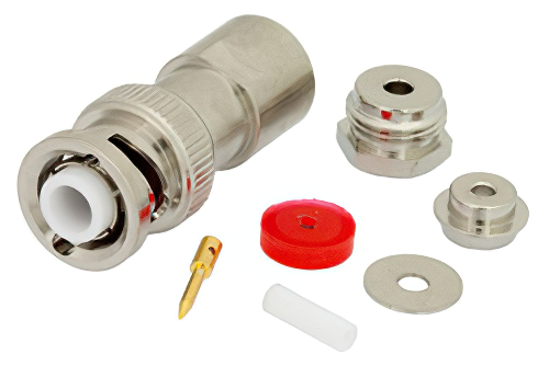 MHV オス コネクタ、クランプ/はんだ接続、RG174、RG316、RG188