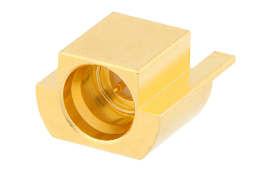 SMP オス リミットデテントコネクタ、はんだ接続、.092インチエンドランチPCB