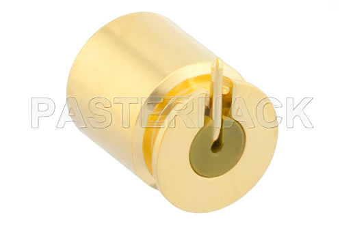 SMP オス リミットデテントコネクタ、はんだ接続、表面実装PCB、直角中心端子