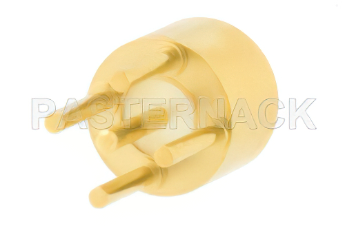 SMP オス スムースボアコネクタ、はんだ接続、スルーホールPCB、３か所突起