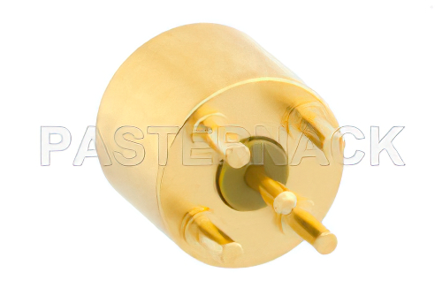 Mini SMP オス フルデテントコネクタ、はんだ接続、スルーホールPCB、薄型