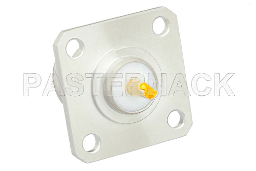 N メス コネクタ、はんだ接続、4ホールパネルマウント、ソルダーカップターミナル