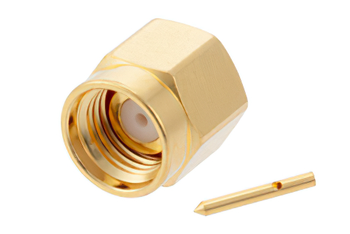 SMA オス コネクタ、はんだ接続、RG405、PE-SR405FL、PE-SR405FLJ