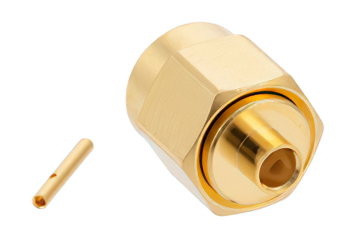 SMA オス コネクタ、はんだ接続、RG405、PE-SR405FL、PE-SR405FLJ