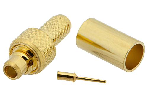 MMCX プラグ コネクタ、圧着/はんだ接続、RG188-DS、RG316-DS