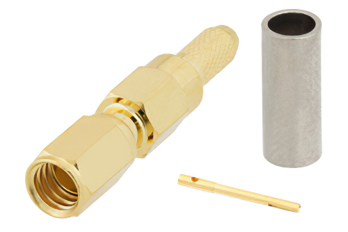 SSMC プラグ コネクタ、圧着/はんだ接続、RG316、RG174、RG188