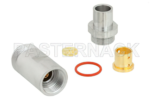 N メス プレシジョン コネクタ、クランプ/はんだ接続、PE-P300LL