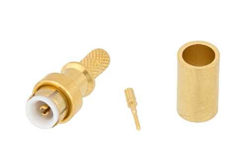 MMBX プラグ スナップオンコネクタ、圧着/はんだ接続、RG316、RG174、オス中心導体