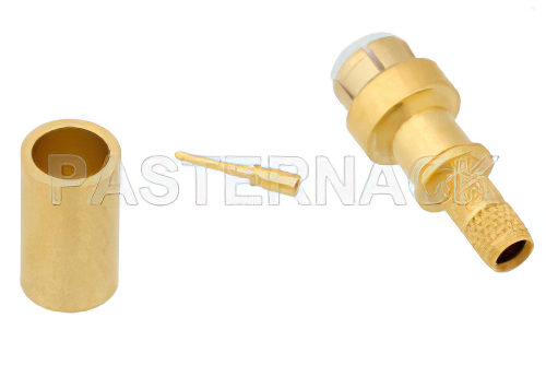 MMBX プラグ スナップオンコネクタ、圧着/はんだ接続、RG316、RG174、オス中心導体