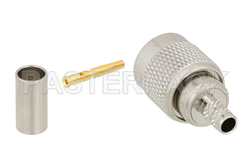 逆極性 TNC オス コネクタ、圧着/圧着接続、LMR-200、PE-C200