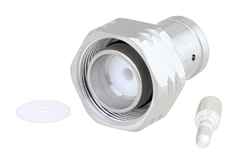 4.3-10 オス 低PIMコネクタ、はんだ接続、PE-1/2SFHC、IP67準拠