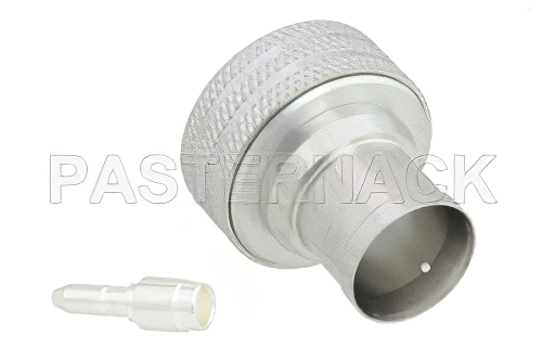 4.3-10 オス 低PIMプッシュオンコネクタ、はんだ接続、PE-1/2SFHC、IP67準拠