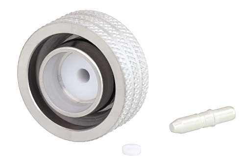 4.3-10 オス 低PIMプッシュオンコネクタ、はんだ接続、RG402、PE-SR402AL、PE-SR402FL、PE-SR402FLJ、IP67準拠