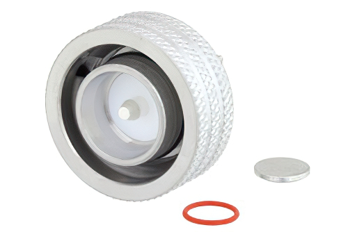 4.3-10 オス 直角低PIMプッシュオンコネクタ、はんだ接続、RG402、PE-SR402AL、PE-SR402FL、PE-SR402FLJ、IP67準拠