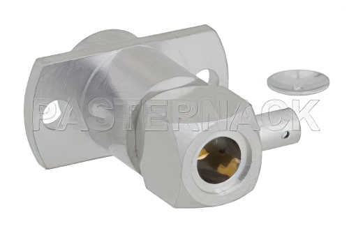 BMA ジャック 直角スライドオンコネクタ、はんだ接続、2ホールパネルマウント、RG405、PE-SR405AL、PE-SR405FL、PE-SR405FLJ