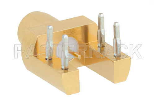 BMA プラグ 直角スライドオンコネクタ、はんだ接続、表面実装PCB