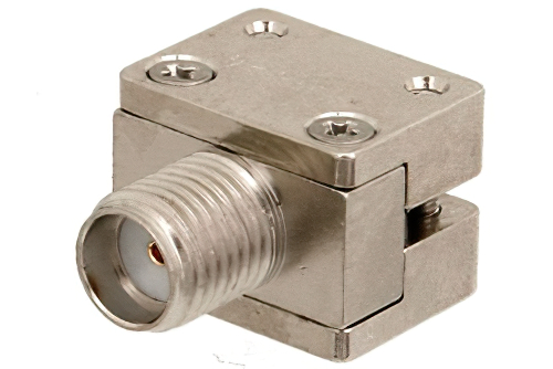 SMA メス コネクタ、はんだ/はんだ(キャプティブ端子)接続、1/16インチストリップラインPCB