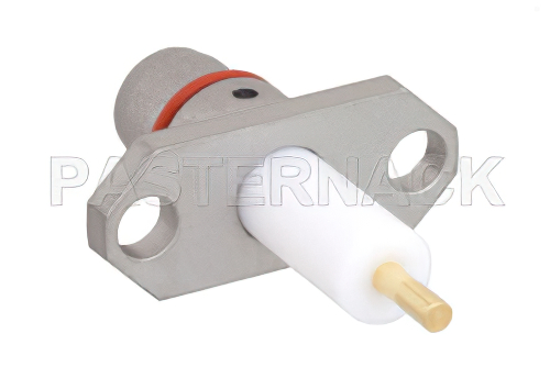 BMA プラグ スライドオンコネクタ、はんだ接続、2ホールパネルマウント、スタブターミナル、.481インチ穴間隔、円筒状端子