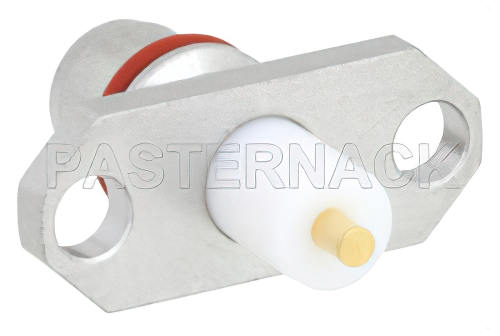 BMA プラグ スライドオンコネクタ、はんだ接続、2ホールパネルマウント、スタブターミナル、.481インチ穴間隔、最大 18GHz