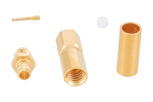 SSMC プラグ コネクタ、圧着/はんだ接続、RG188-DS、RG316-DS