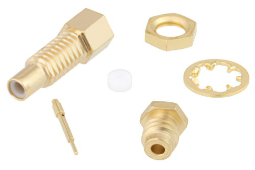 SSMC ジャック バルクヘッドマウントコネクタ、クランプ/はんだ接続、PE-047SR、PE-SR047AL、PE-SR047FL