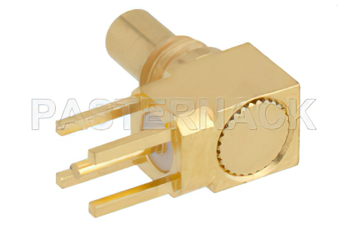 SSMC ジャック 直角コネクタ、はんだ接続、表面実装PCB