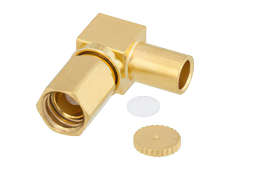 SSMC プラグ 直角コネクタ、はんだ接続、PE-SR405AL、PE-SR405FL、PE-SR405FLJ、PE-SR405TN、RG405