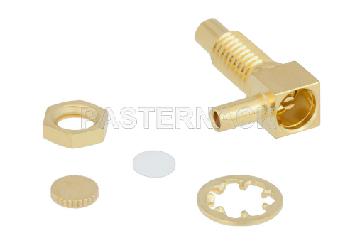 SSMC ジャック 直角バルクヘッドマウントコネクタ、はんだ接続、PE-047SR、PE-SR047AL、PE-SR047FL