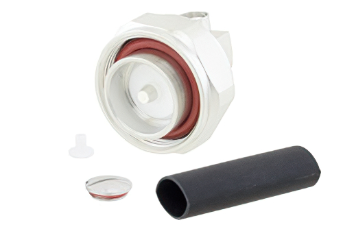 7/16 DIN オス 直角コネクタ、はんだ接続、SPP-250-LLPL、低PIM