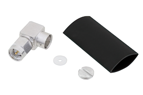 SMA オス 直角コネクタ、はんだ接続、SPP-250-LLPL、低PIM