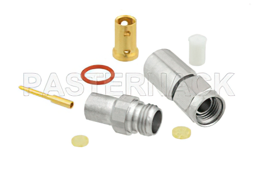 SMA オス コネクタ、クランプ/はんだ接続、PE-P160LL