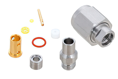 TNC オス コネクタ、クランプ/はんだ接続、PE-P160LL