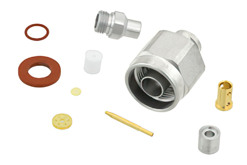 N オス コネクタ、クランプ/はんだ接続、PE-P160LL